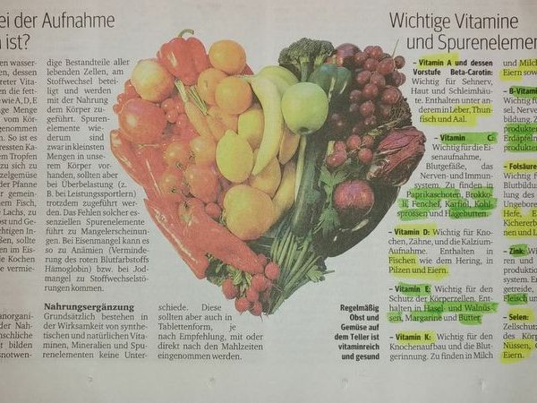 Artikel: Gesunde Ernährung