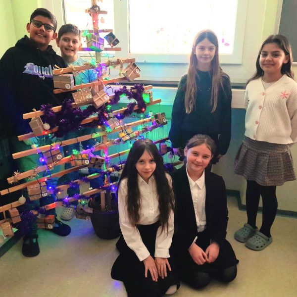 Adventskalenderbaum der 1c