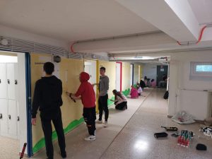 ateliertag malarbeiten