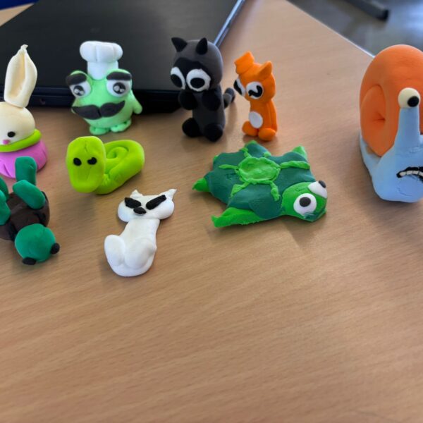 4. Klassen – Tiere aus Air Dry Clay